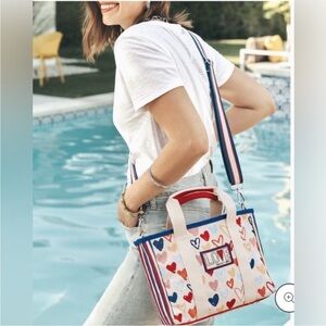 New Without Tags Brighton Red White and You mini tote